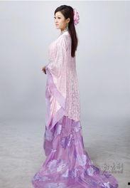 成人汉服拖尾视频大全,拖尾长裙演绎古典韵味