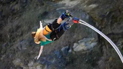 蹦极视频成人,勇敢一跃,见证人生飞跃